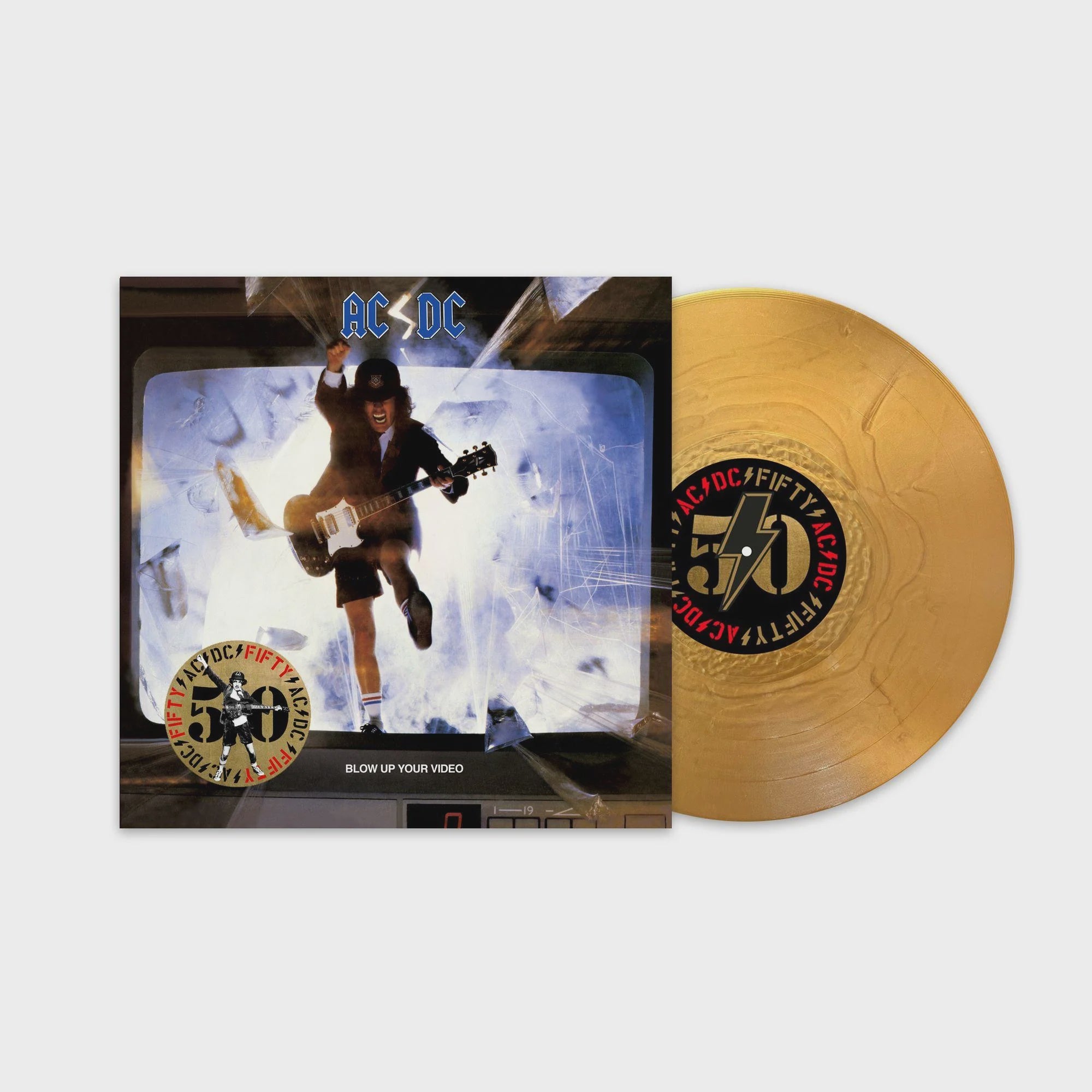 AC/DC - Blow Up Your Video Gold Coloured Vinyl LP