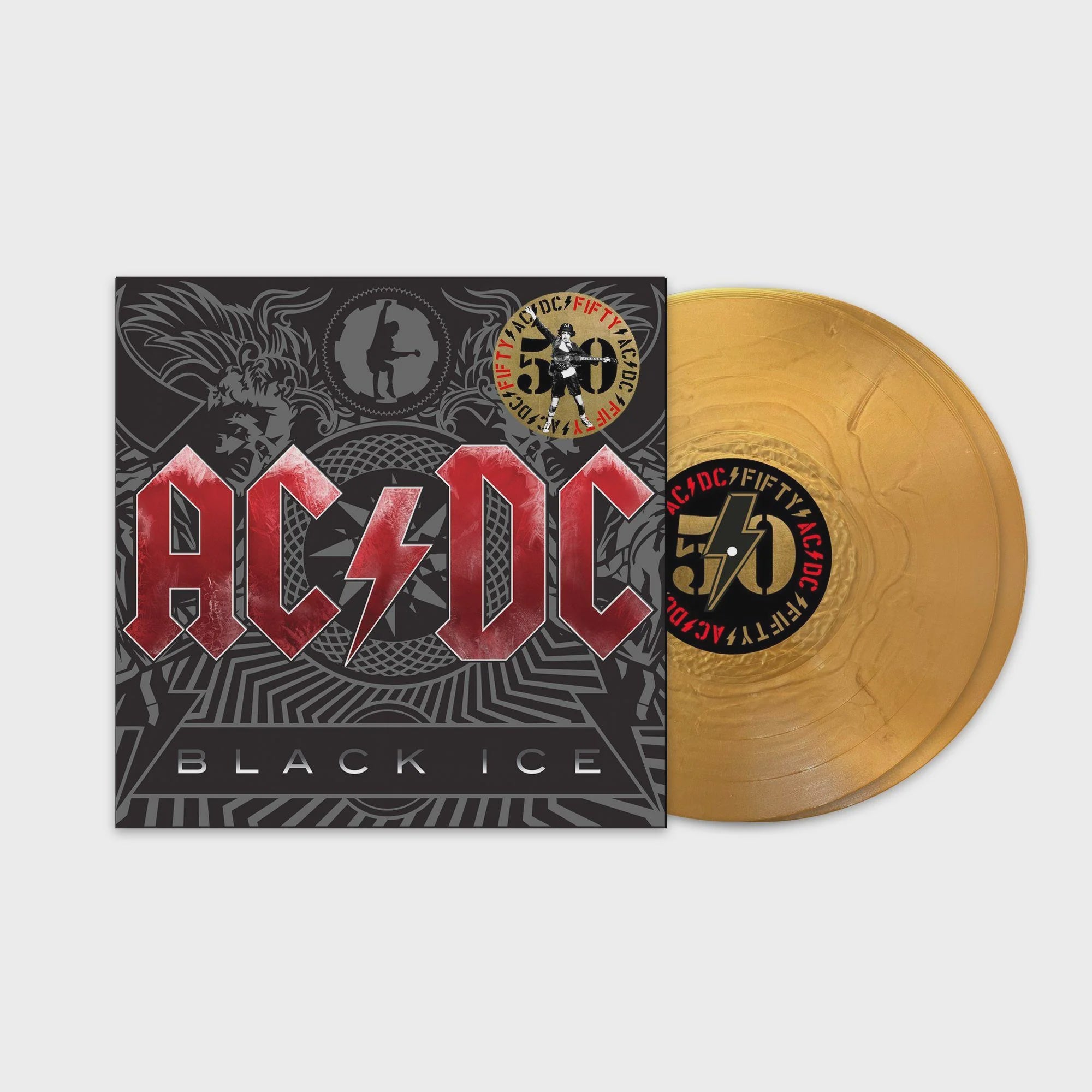 AC/DC - Black Ice Gold Coloured Vinyl 2LP