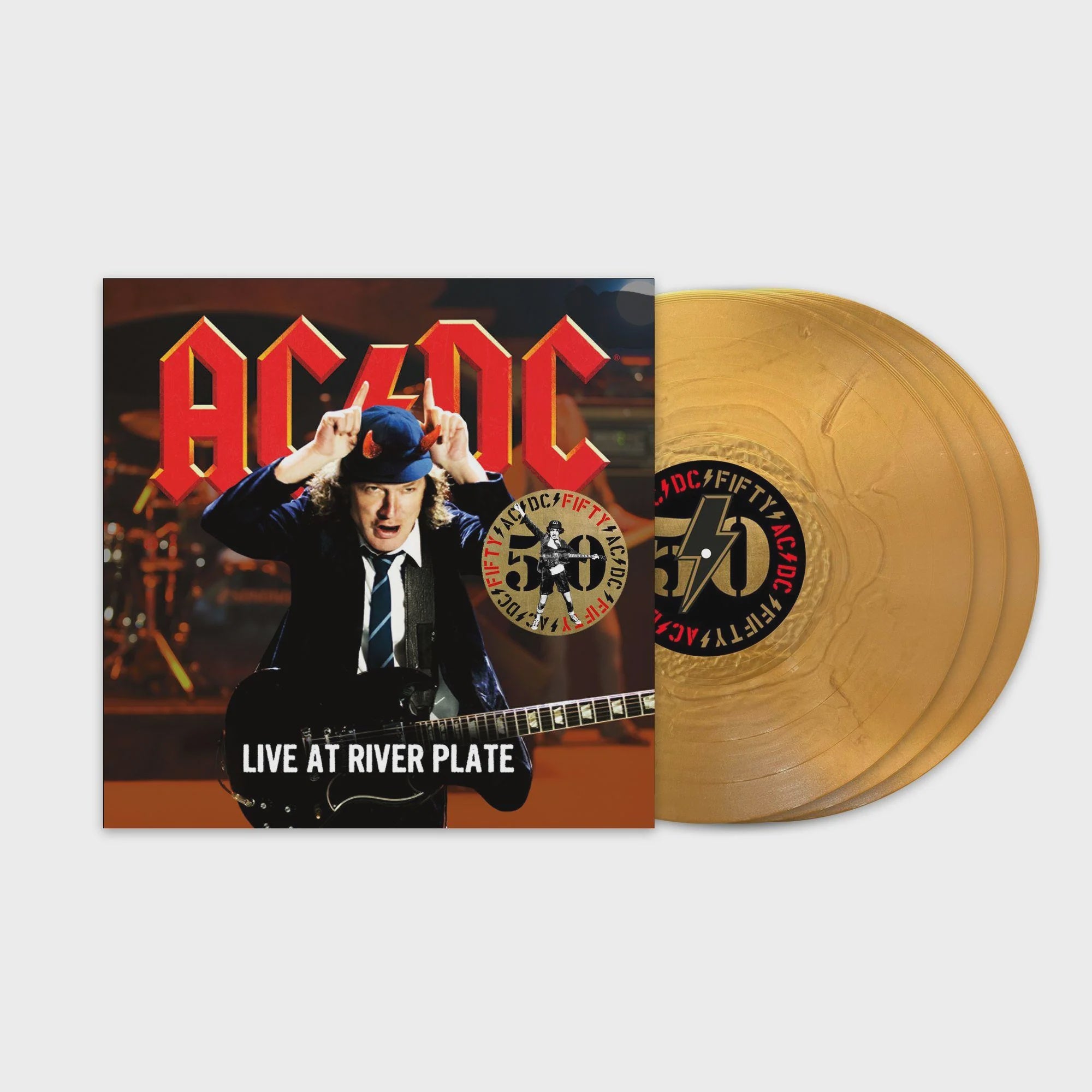 AC/DC - Live At River Plate Gold Coloured Vinyl 3LP