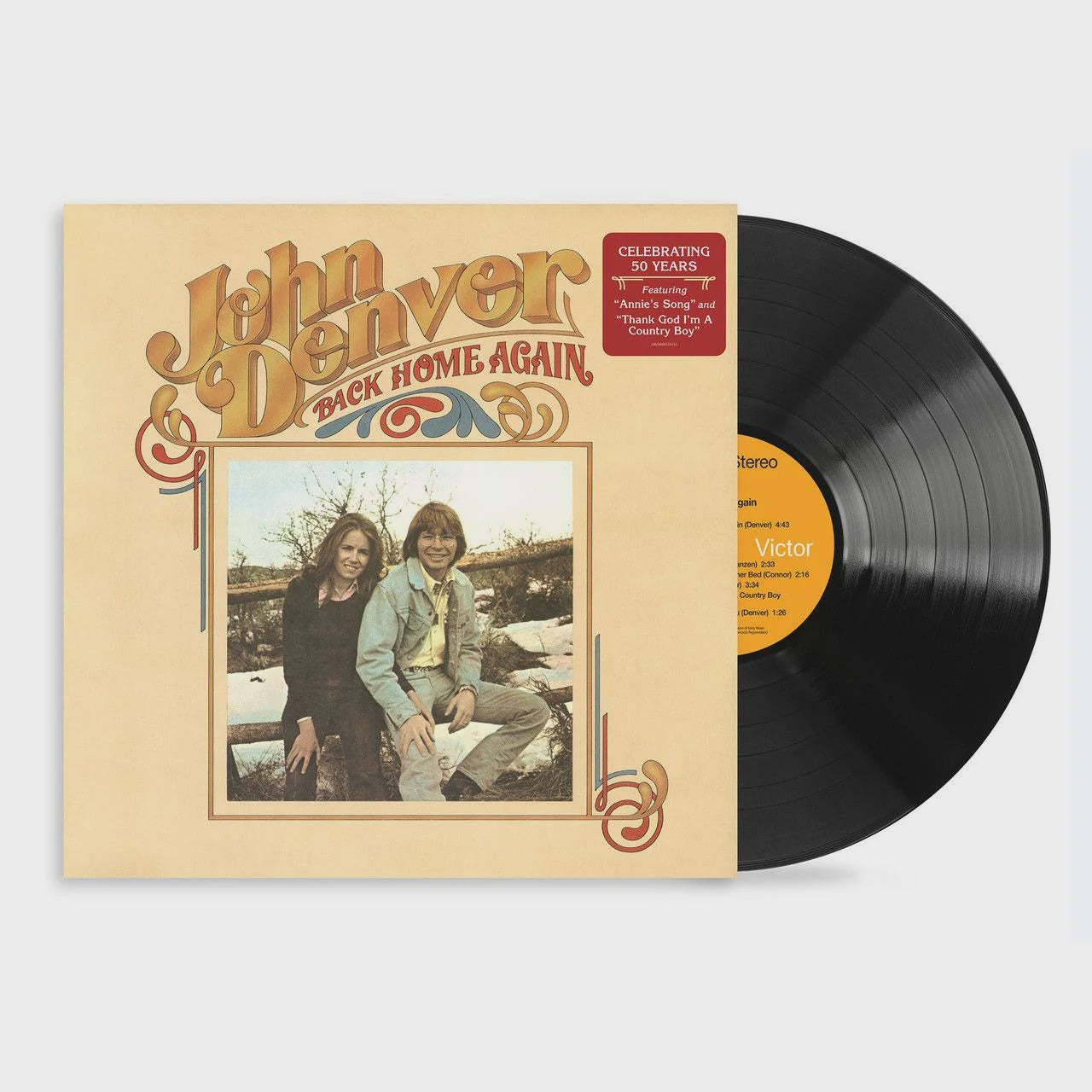 John Denver - Back Home Again 50th Anniversary Edition Vinyl LP