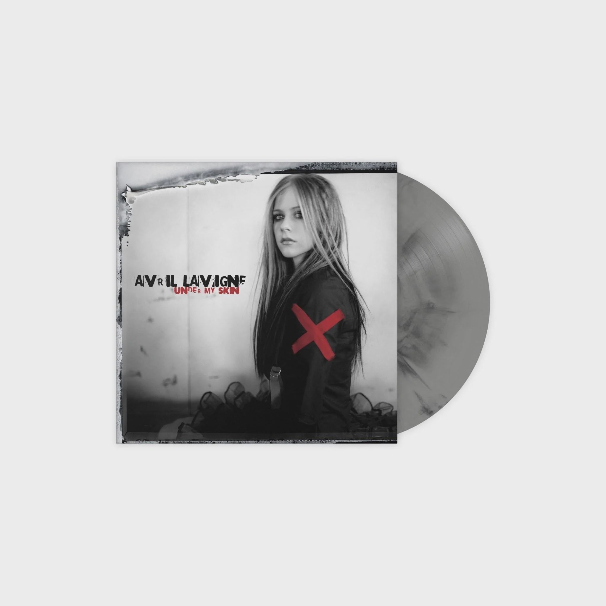 Avril Lavigne - Under My Skin Silver/Grey/Black Marbled Coloured Vinyl LP