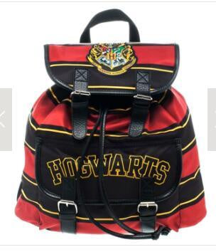 Harry Potter - Red & Black Stripes Hogwarts Backpack