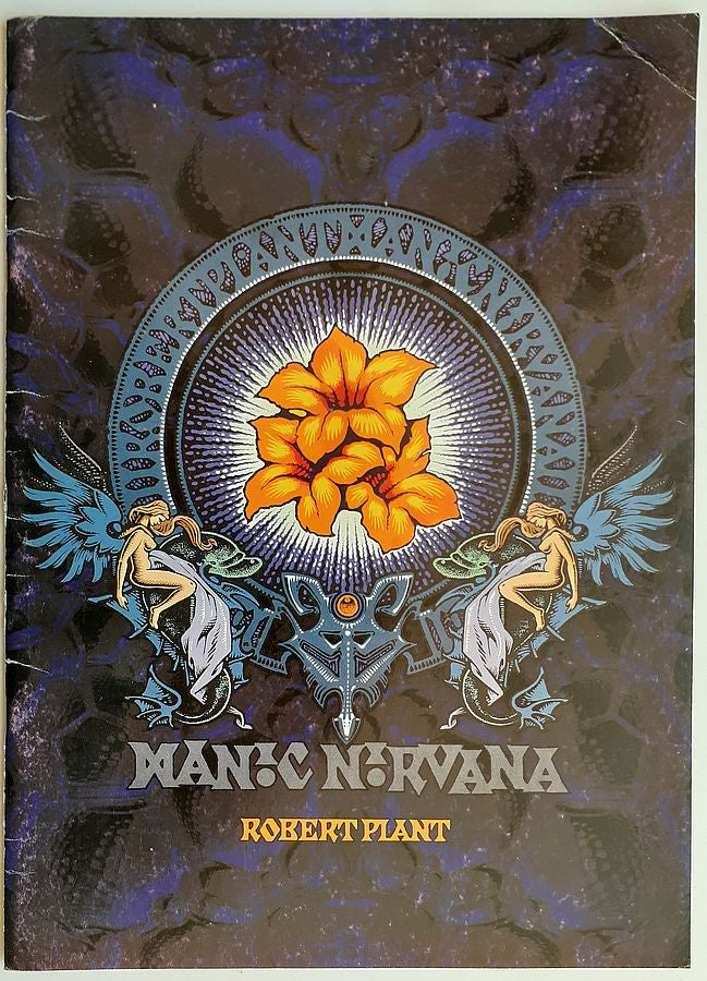 Robert Plant - Manic Nirvana 1990 Original Concert Tour Program