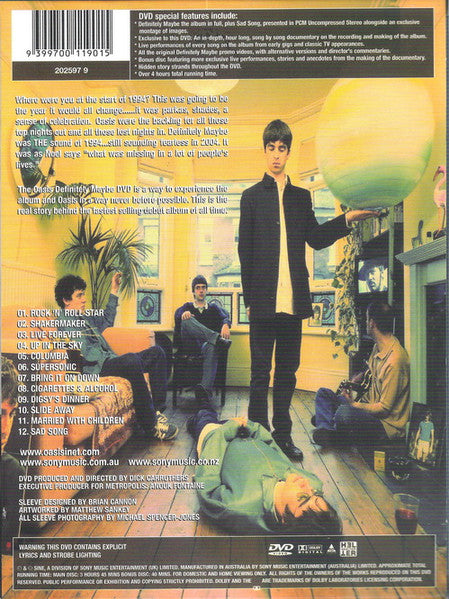 Oasis – Definitely Maybe 2DVD