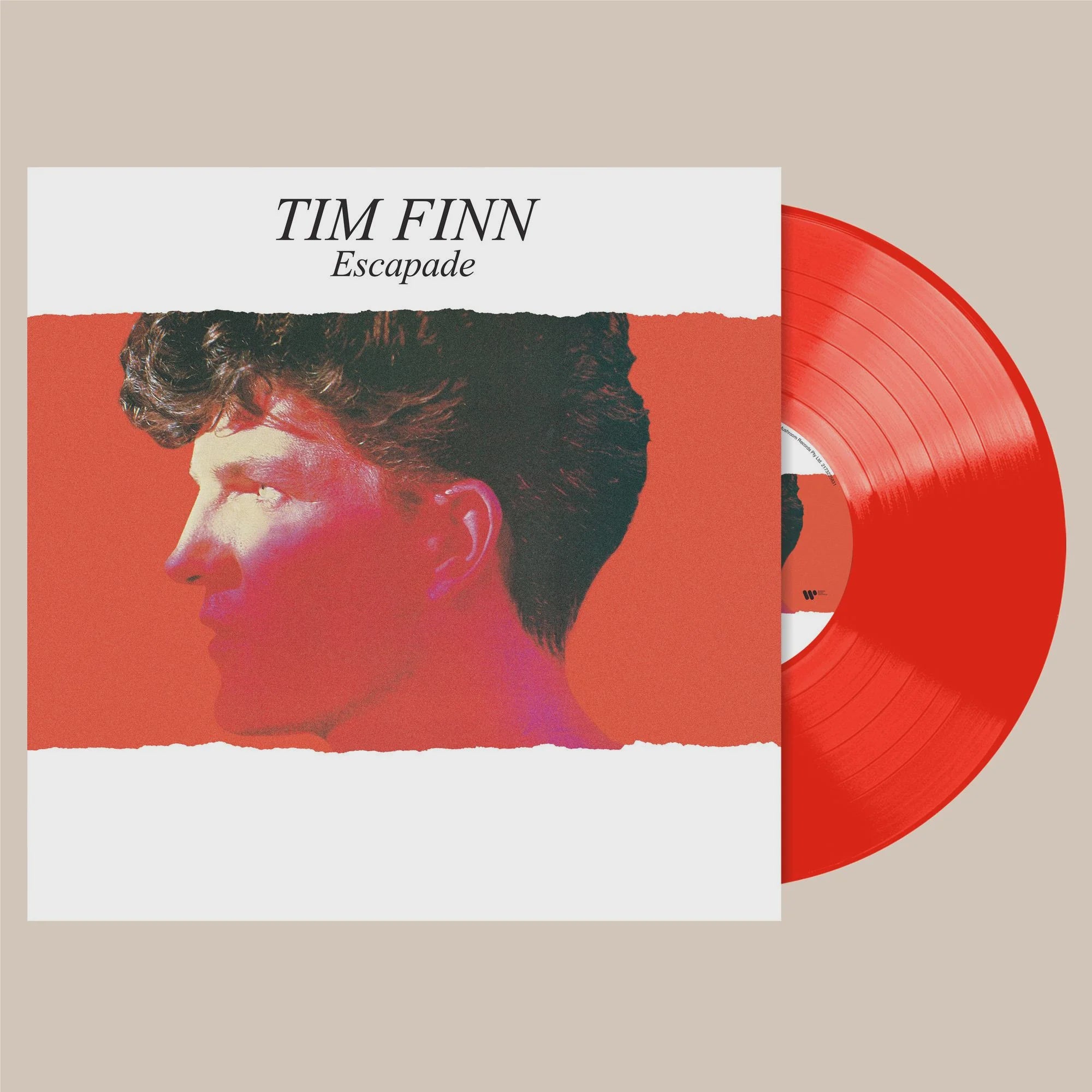 Tim Finn - Escapade 40th Anniversary Red Coloured Vinyl LP