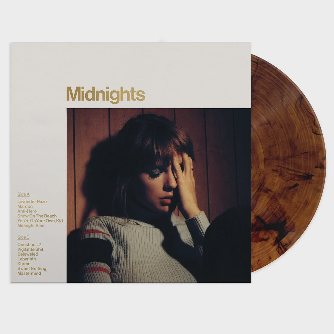 Taylor Swift - Midnights Mahogany Coloured Vinyl LP