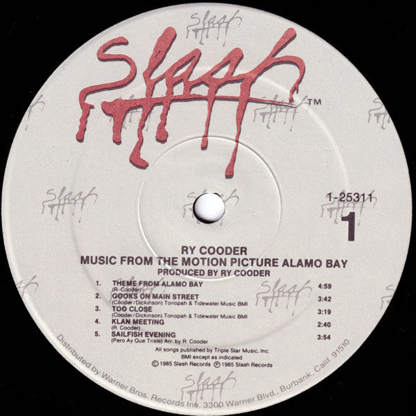 Soundtrack  - Alamo Bay Vinyl LP (Used)
