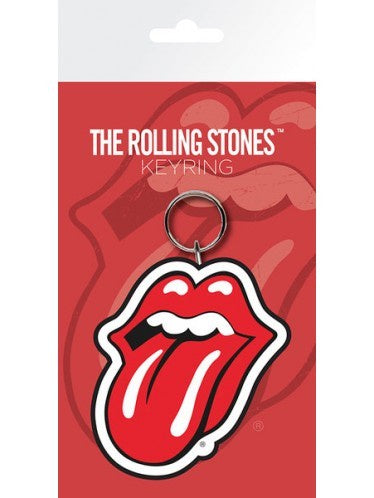 Rolling Stones - Lips Rubber Keyring