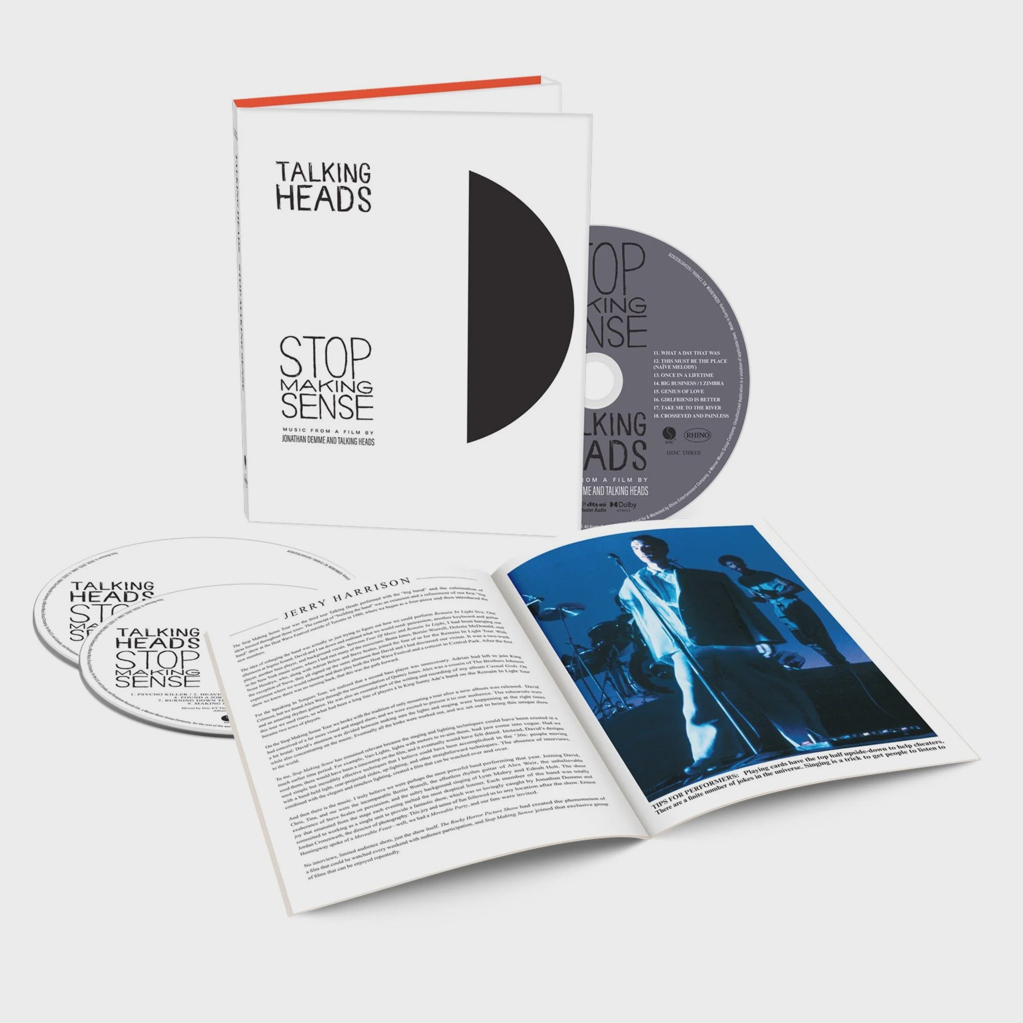 Talking Heads - Stop Making Sense 40th Anniversary Expanded Edition 2CD + Blu Ray (New)