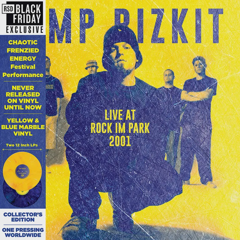 Limp Bizkit - Rock In The Park 2001 RSDBF2023 Marble Blue/Yellow Coloured Vinyl 2LP