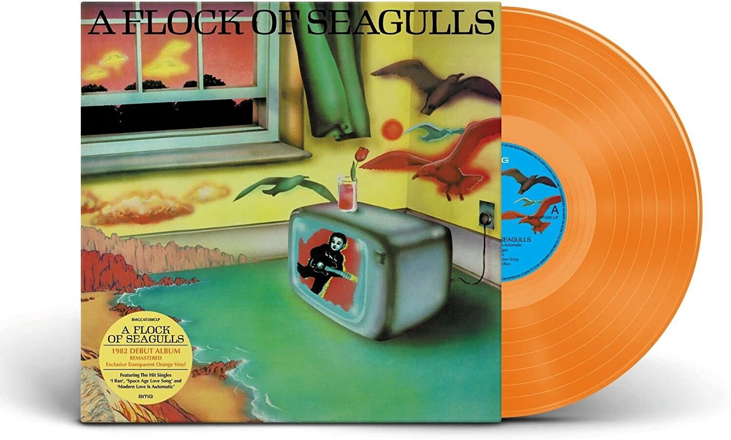 A Flock Of Seagulls - A Flock Of Seagulls Transparent Orange Coloured Vinyl LP