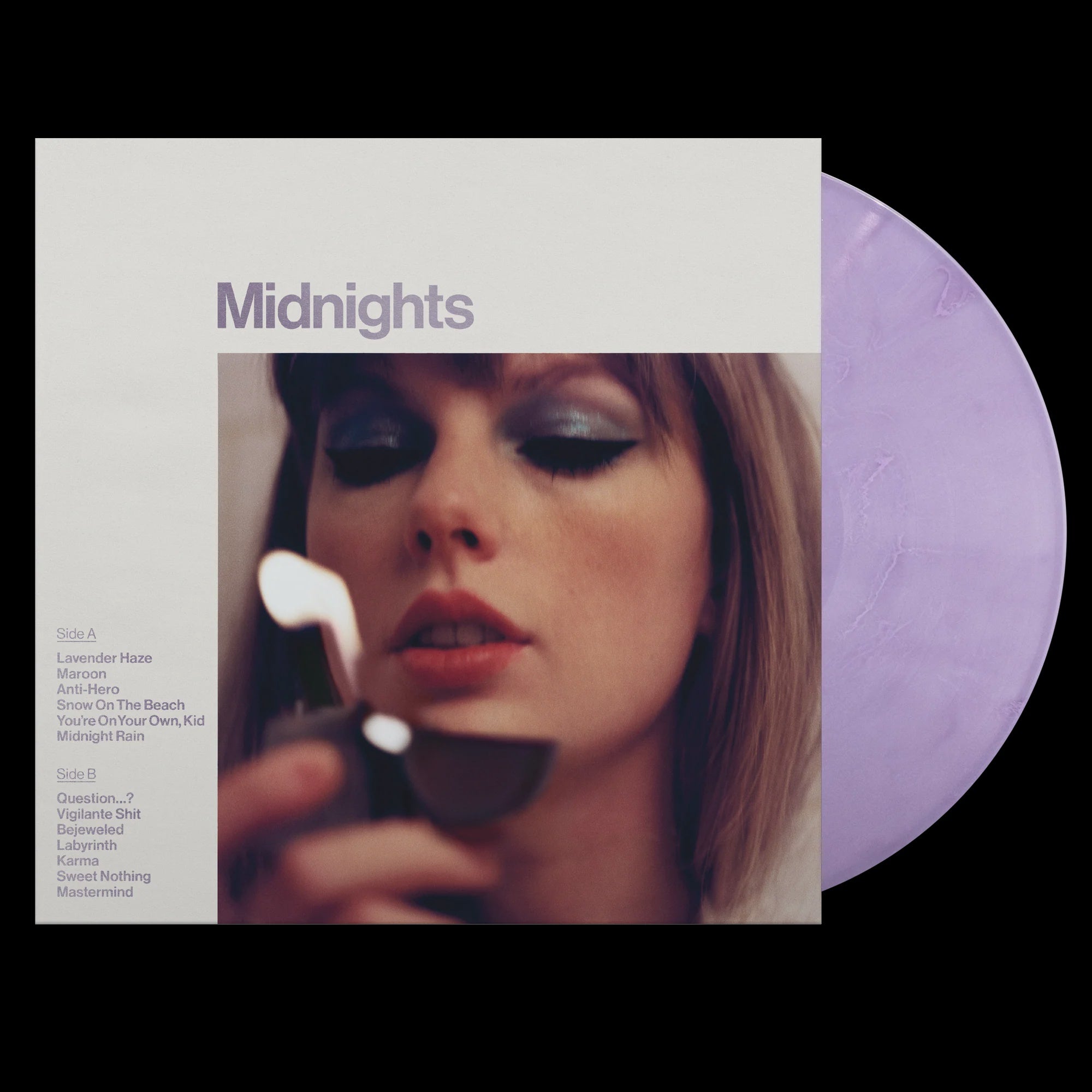 Taylor Swift - Midnights Lavender Marbled Coloured Vinyl LP