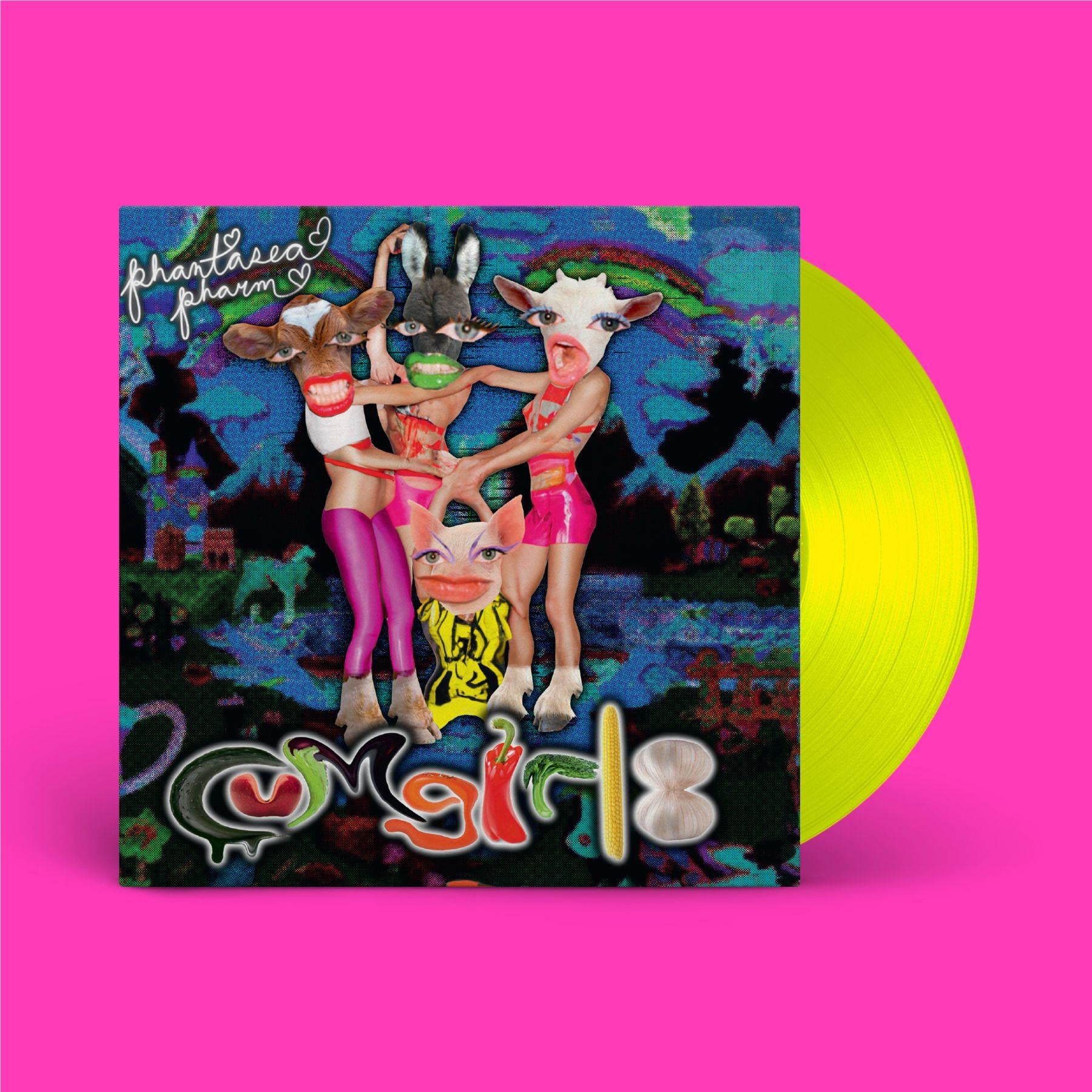 Cumgirl8 - Phantasea Pharm Neon Yellow Coloured 12" Vinyl EP