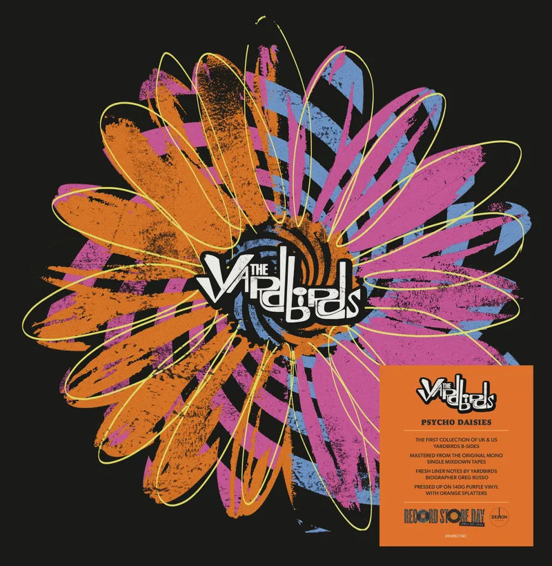 Yardbirds - Pyscho Daises: The Complete B-Sides RSD2024 Purple/Orange Splatter Coloured Vinyl LP