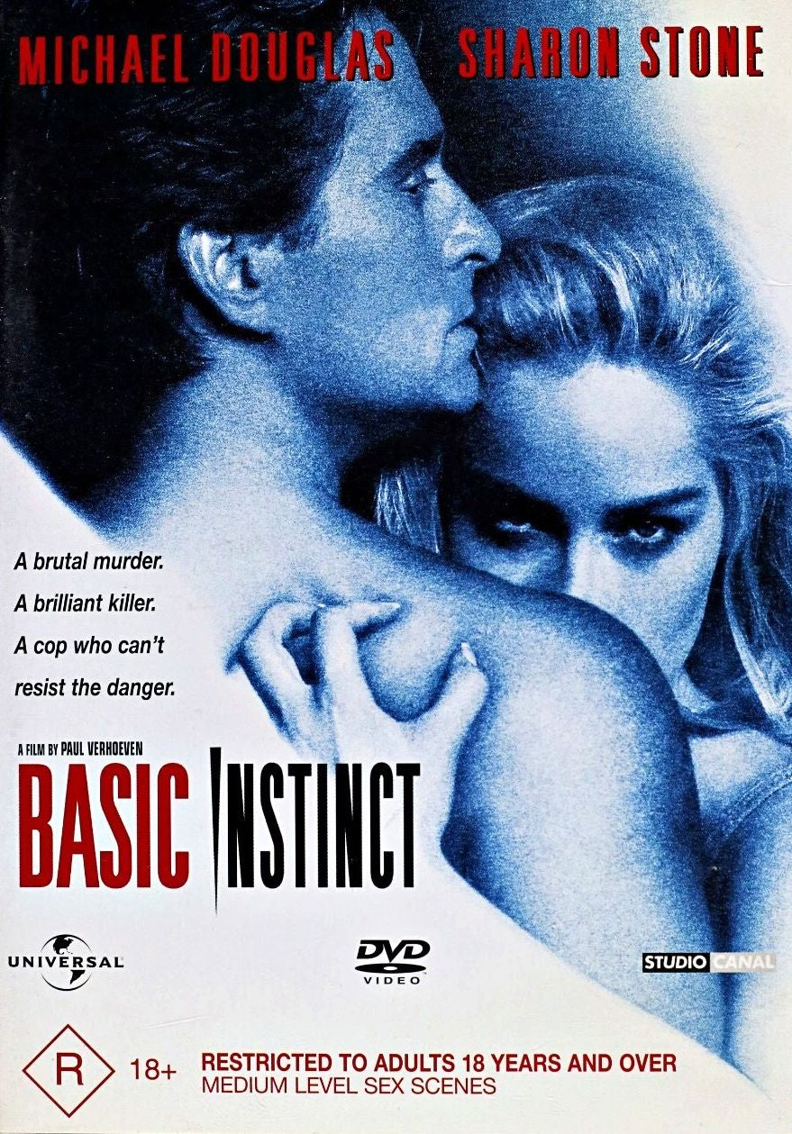 Sharon Stone - Basic Instinct (R Rated) (1992) DVD (Used)