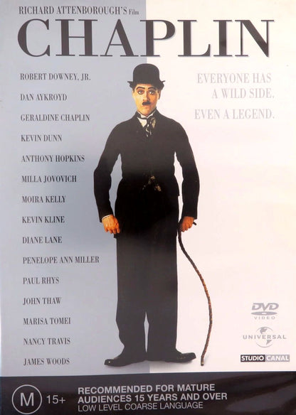 Robert Downey Jr - Chaplin (1992) DVD (Used)