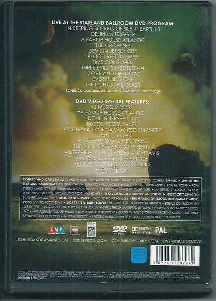 Coheed And Cambria – Live At The Starland Ballroom DVD