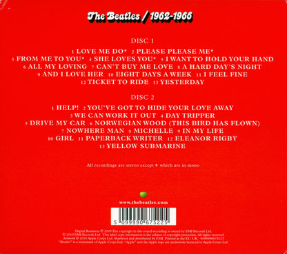Beatles - 1962-1966 2CD (New)