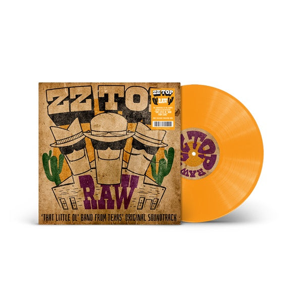 ZZ Top - RAW 'That Little Ol' Band From Texas' Original Soundtrack Indie Exclusive Tangerine Coloured Vinyl LP
