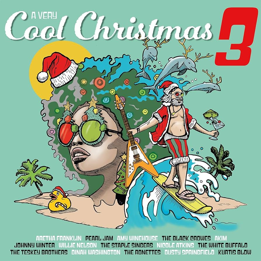 Various – A Very Cool Christmas 3 Clear / Blue Coloured Vinyl 2LP