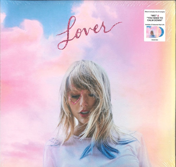 Taylor Swift - Lover Pink/Blue Coloured Vinyl 2LP (Used)