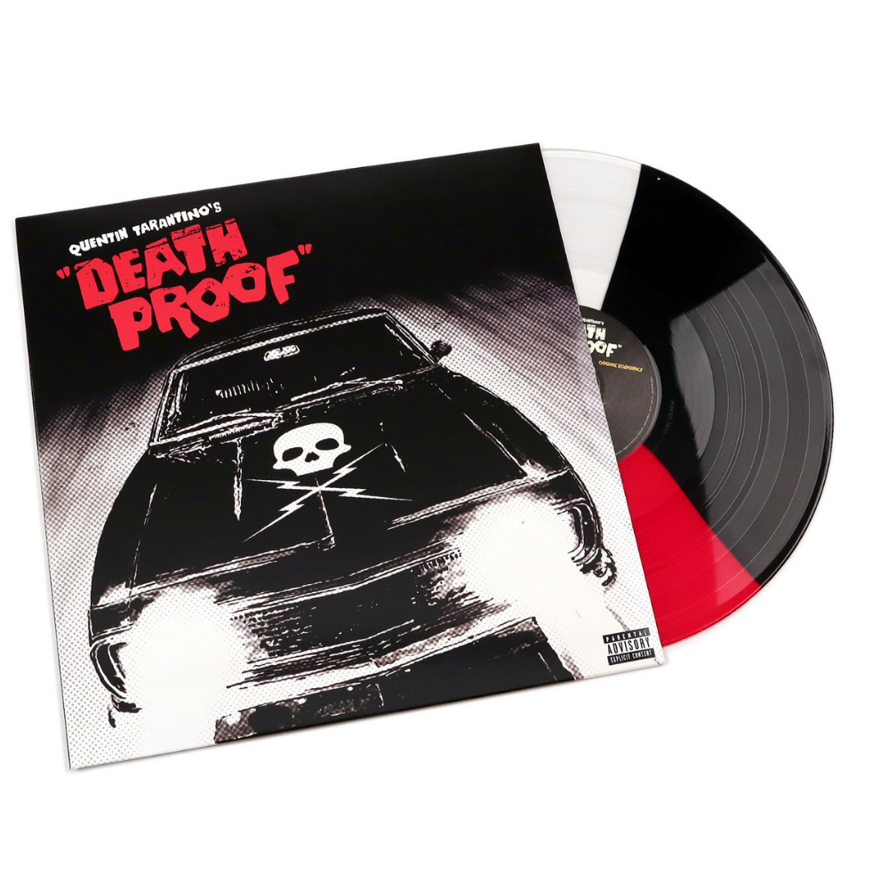 Soundtrack - Death Proof Black/Clear/Red Split Coloured Vinyl LP