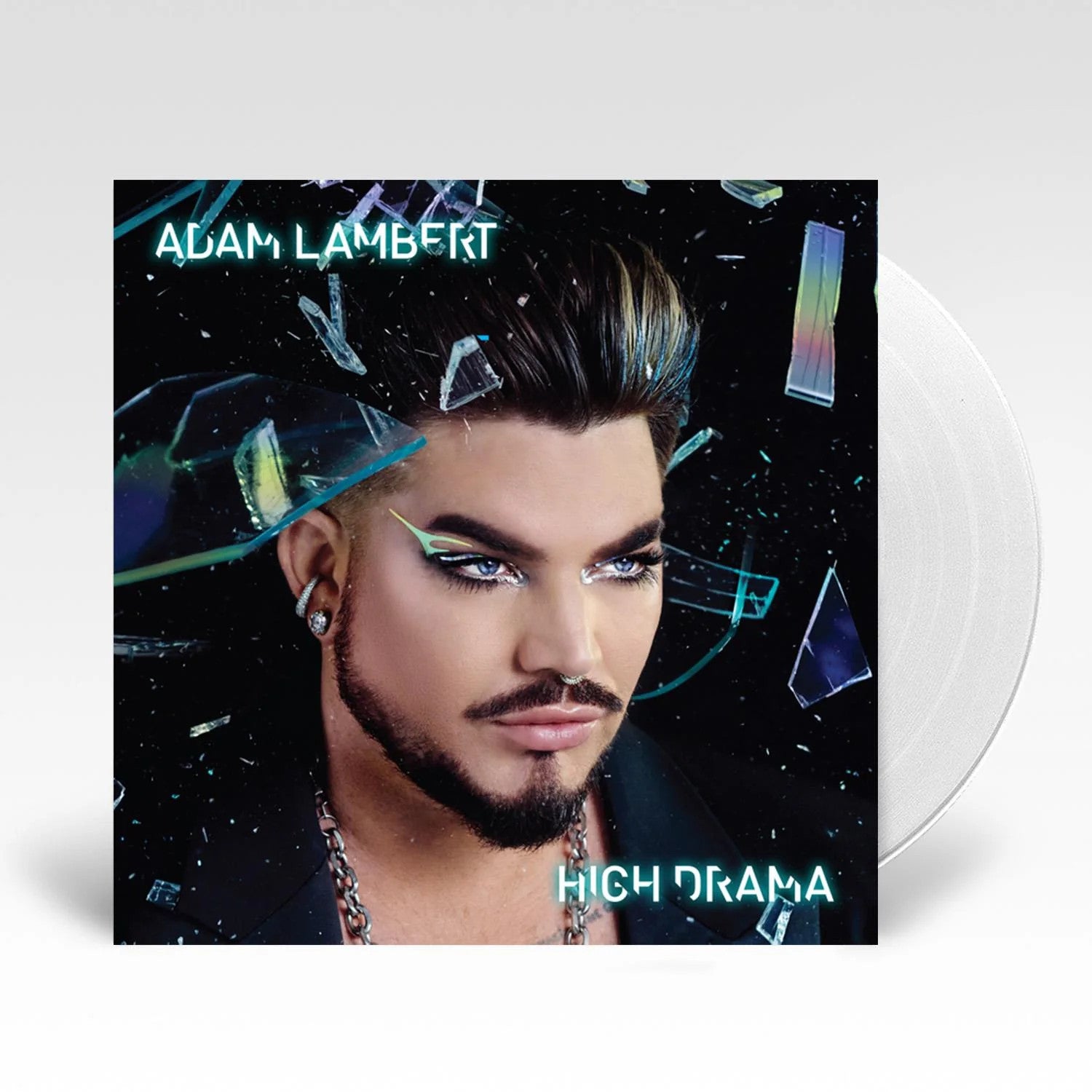 Adam Lambert - High Drama Clear Coloured Signed Vinyl LP (Used)