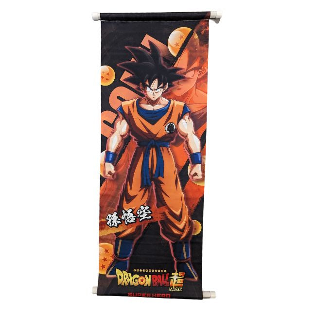 Dragon Ball Z - Goku (Black Hair) 24x70cm Fabric Hanging Poster