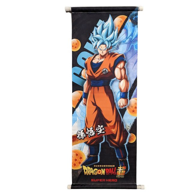 Dragon Ball Z - Super Saiyan Blue 24x70cm Fabric Hanging Poster