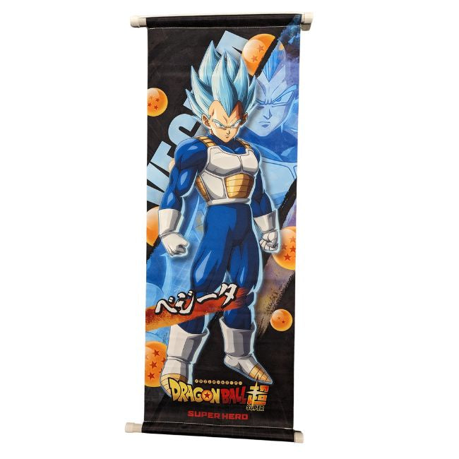 Dragon Ball Z - Super Saiya Blue Vegeta 24x70cm Fabric Hanging Poster