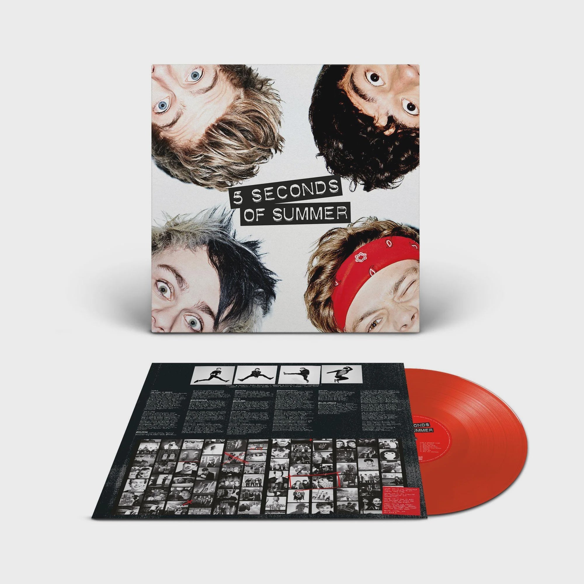 5 Seconds Of Summer - 5 Seconds Of Summer 10th Anniversary Red Coloured Vinyl LP
