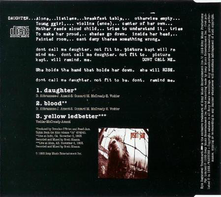 Pearl Jam - Daughter - CD Single