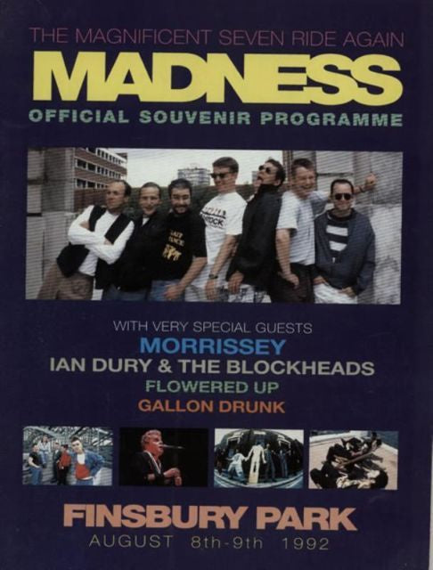 Madness - Finsbury Park Original  1992 Concert Tour Program