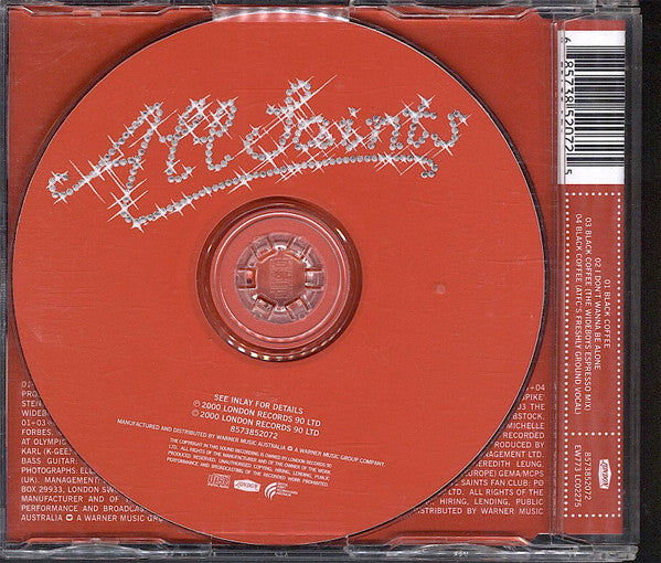 All Saints - Black Coffee 4 Track CD Single