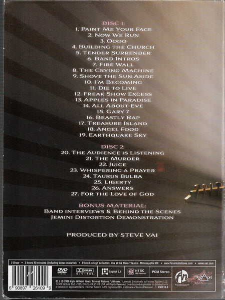 Steve Vai – Where The Wild Things Are 2DVD