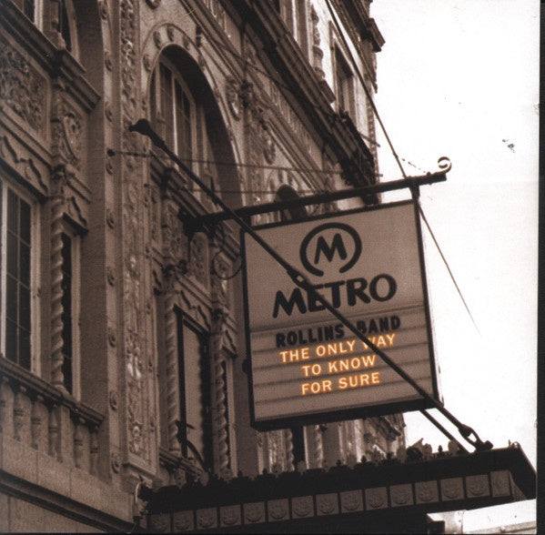 Rollins Band – The Only Way To Know For Sure 2CD