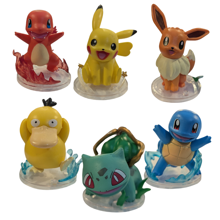 Pokemon -  Set Of 6 Mini Figurines