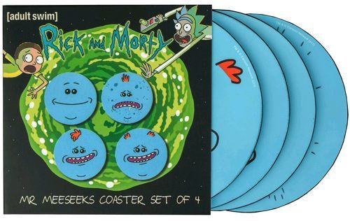 Rick & Morty - Set of 4 Mr Meeseeks Drink Coasters