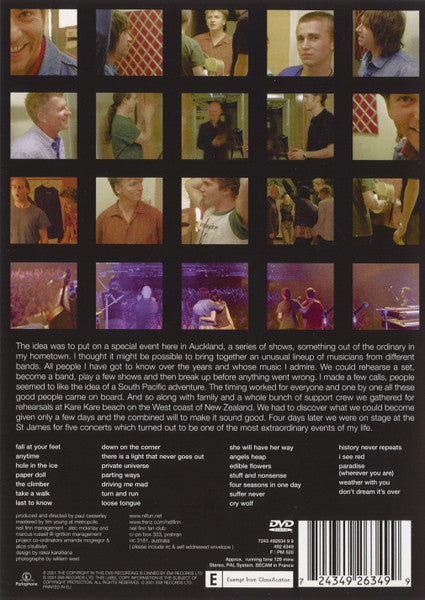 Neil Finn & Friends – 7 Worlds Collide - Live At The St. James DVD