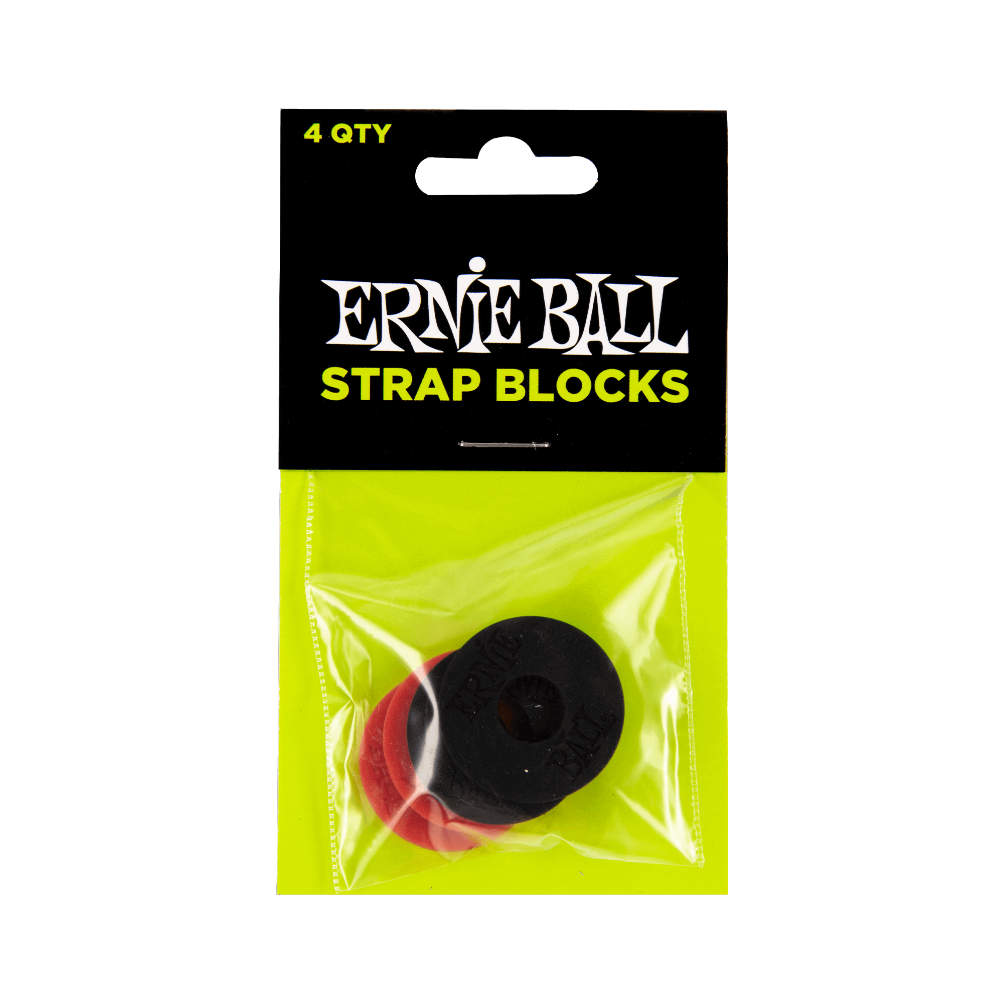 Ernie Ball - Guitar Strap Blocks (Red & Black)