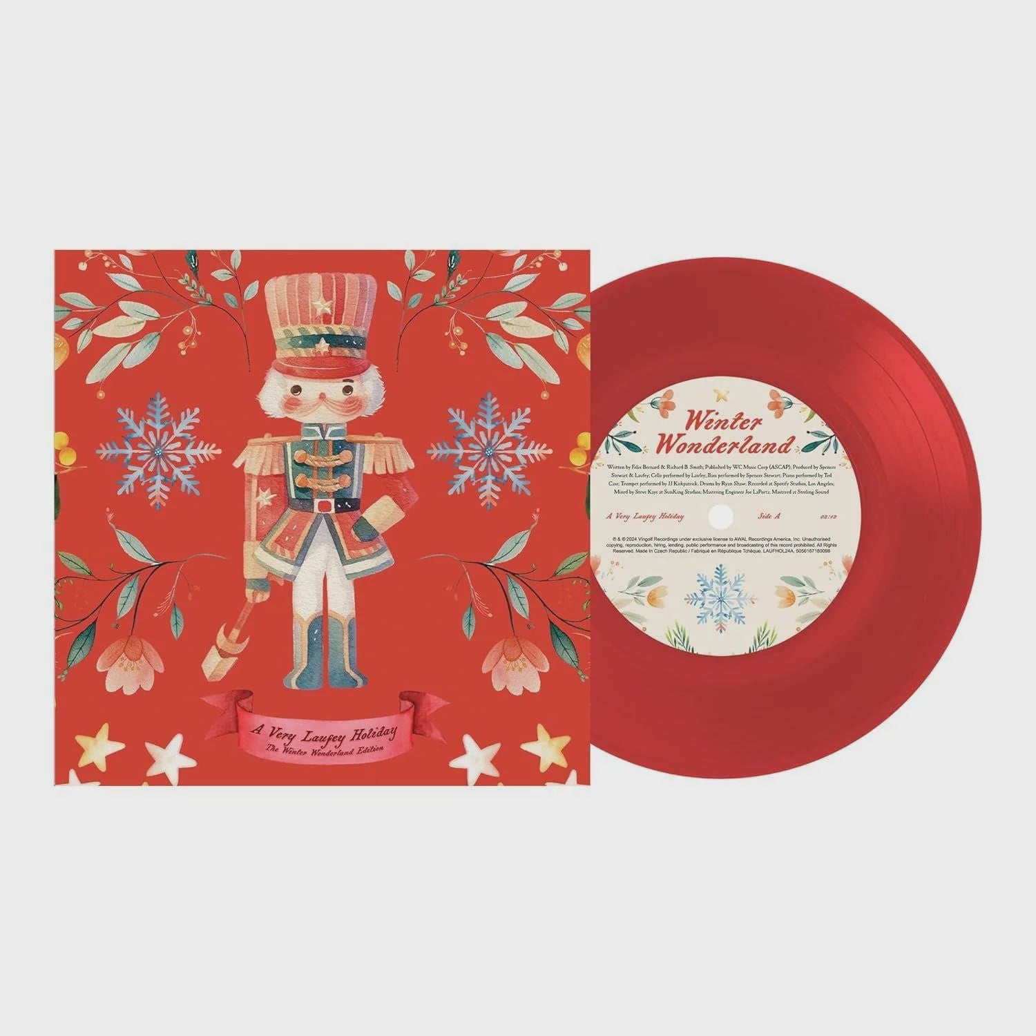 Laufey - A Very Laufey Holiday The Christmas Waltz Edition Red Coloured  7" Vinyl Single