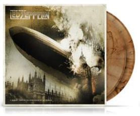 Led Zeppelin - Many Faces Of Led Zeppelin Brown Marbled Coloured Vinyl 2LP