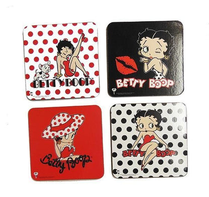 Betty Boop - Mixed Design Set of 4 Drink Coasters