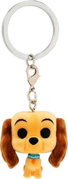 Lady & The Tramp - Lady Flocked US Exclusive Collectable Pocket Pop! Keychain
