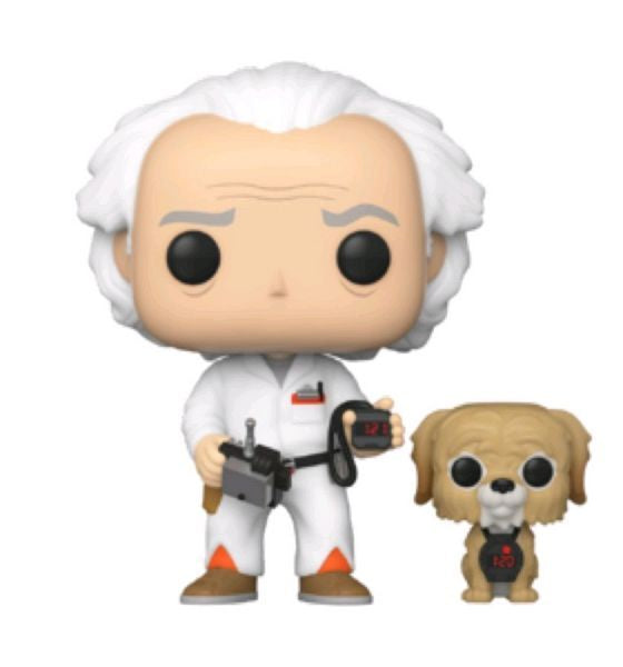 Back To the Future - Doc Emmett Brown with Einstein Pop! Vinyl