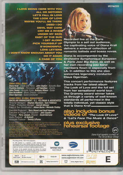 Diana Krall – Live In Paris DVD