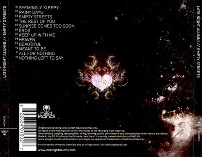 Late Night Alumni - Empty Streets CD
