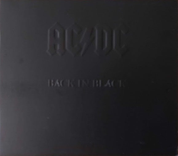 AC/DC ‎– Back In Black Embossed Slipcase CD