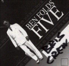 Ben Folds Five - 1999 Australian B&W Design Features Man In White Suit Backstage Pass