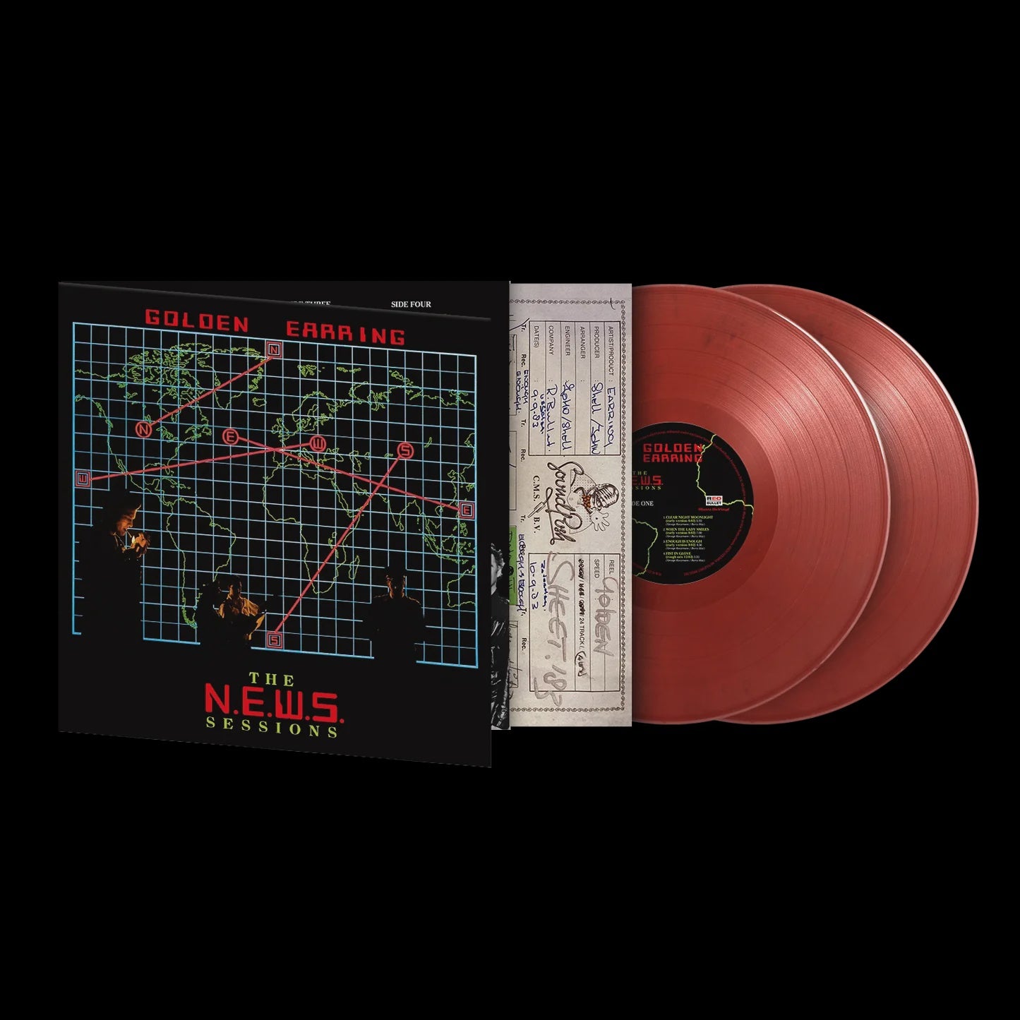 Golden Earring - The N.E.W.S Sessions RSD2025 Red/Black Coloured Vinyl 2LP